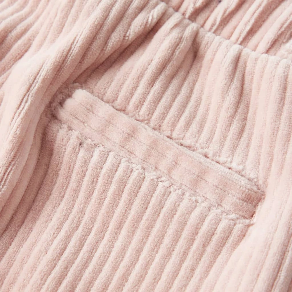 Vaikiškos kelnės, šviesiai rožinės spalvos, velvetas, 128 dydžio