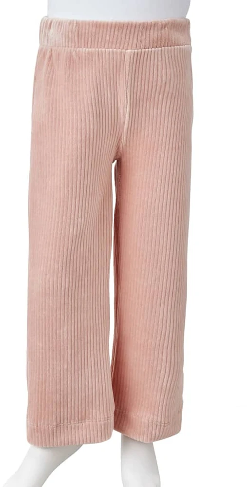 Vaikiškos kelnės, šviesiai rožinės spalvos, velvetas, 128 dydžio