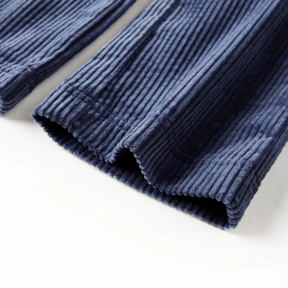 Vaikiškos kelnės, tamsiai mėlynos spalvos, velvetas, 104 dydžio