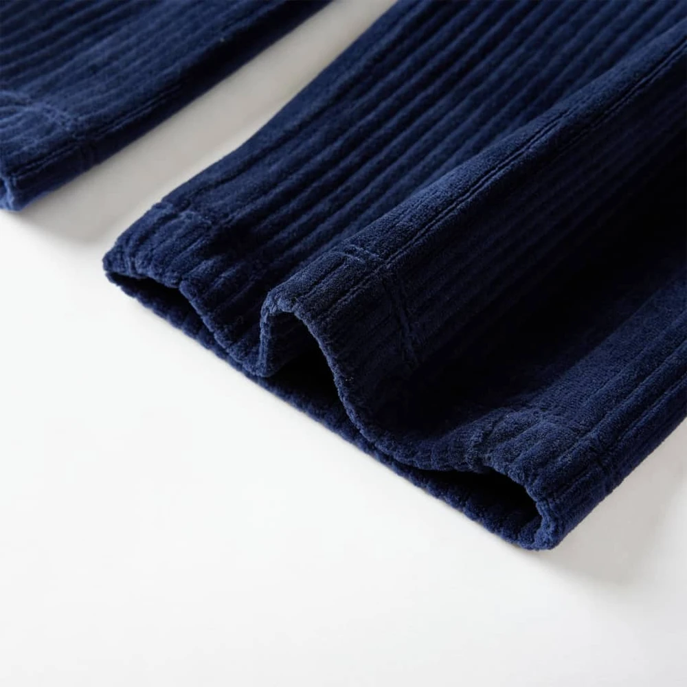 Vaikiškos kelnės, tamsiai mėlynos spalvos, velvetas, 104 dydžio