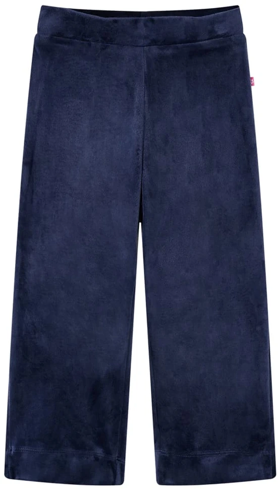 Vaikiškos kelnės, tamsiai mėlynos spalvos, velvetas, 92 dydžio