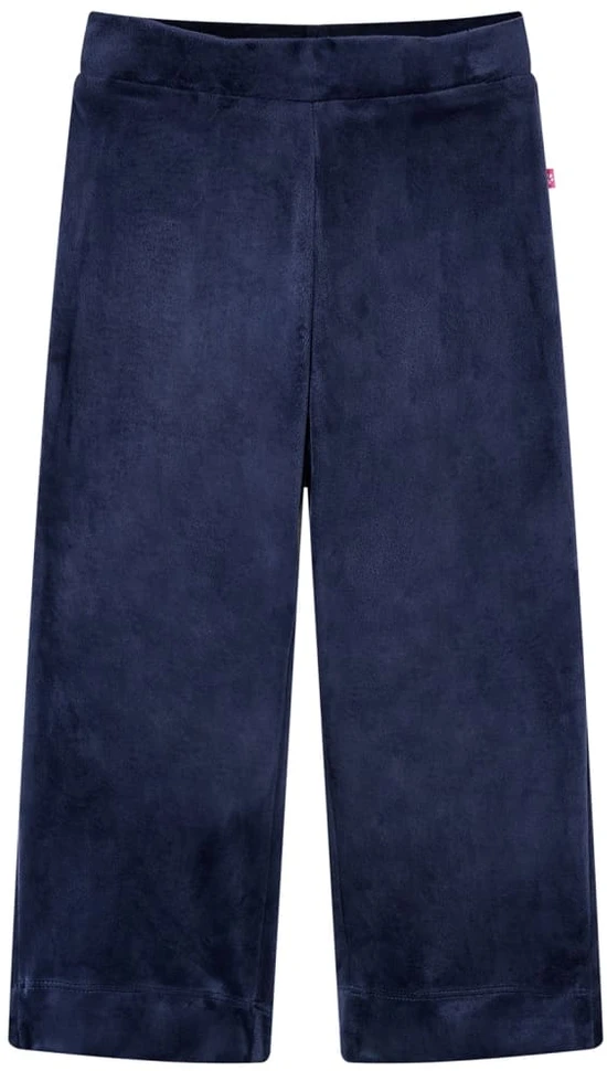 Vaikiškos kelnės, tamsiai mėlynos spalvos, velvetas, 104 dydžio