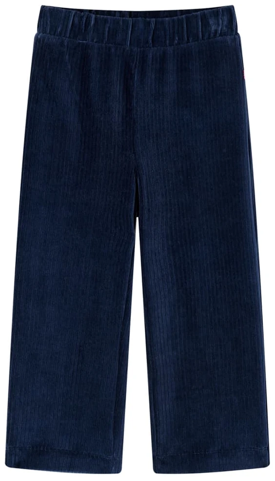 Vaikiškos kelnės, tamsiai mėlynos spalvos, velvetas, 92 dydžio