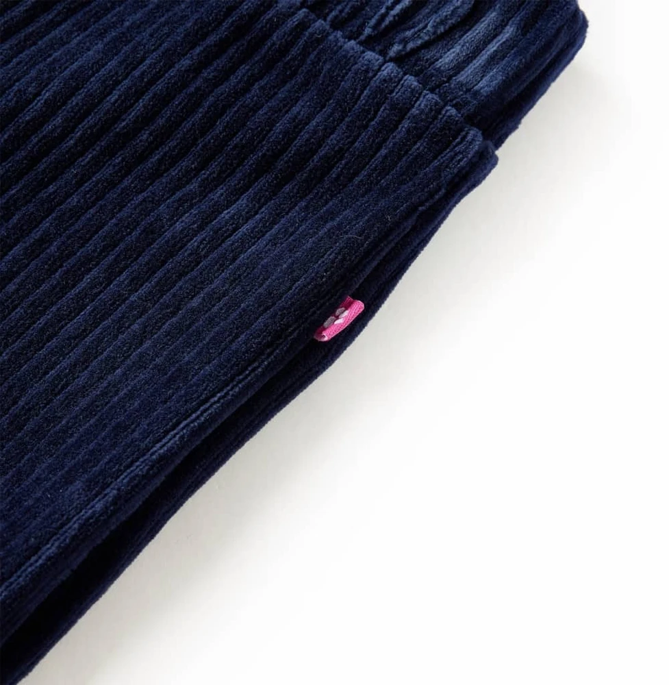 Vaikiškos kelnės, tamsiai mėlynos spalvos, velvetas, 92 dydžio
