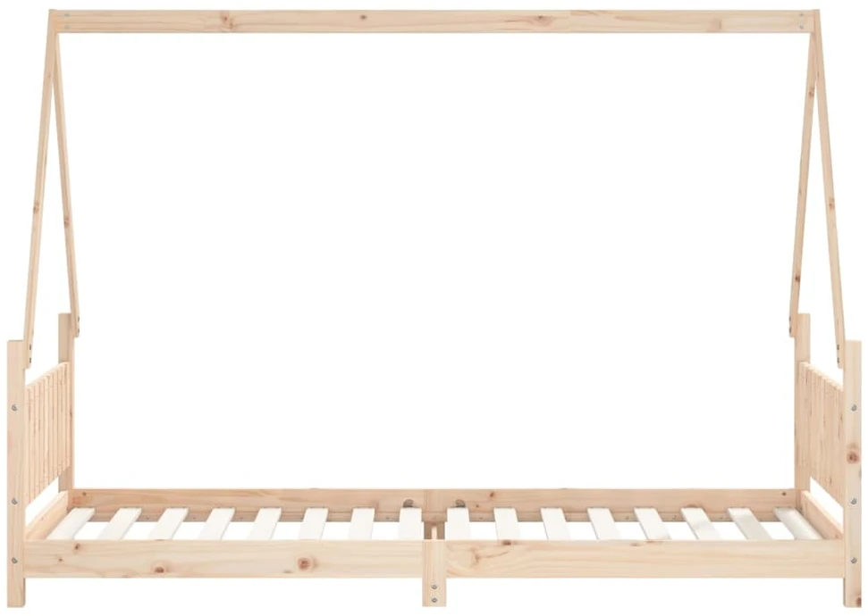 Vaikiškos lovos rėmas, 80x200cm, pušies medienos masyvas