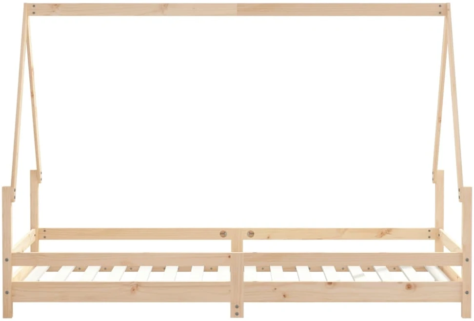 Vaikiškos lovos rėmas, 80x200cm, pušies medienos masyvas