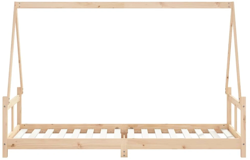 Vaikiškos lovos rėmas, 80x200cm, pušies medienos masyvas
