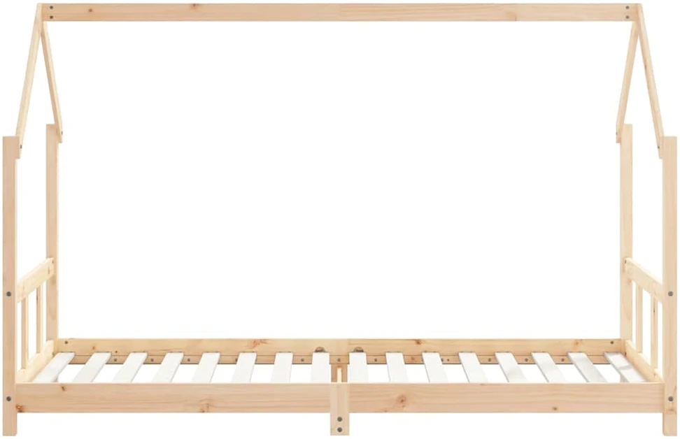 Vaikiškos lovos rėmas, 90x200cm, pušies medienos masyvas