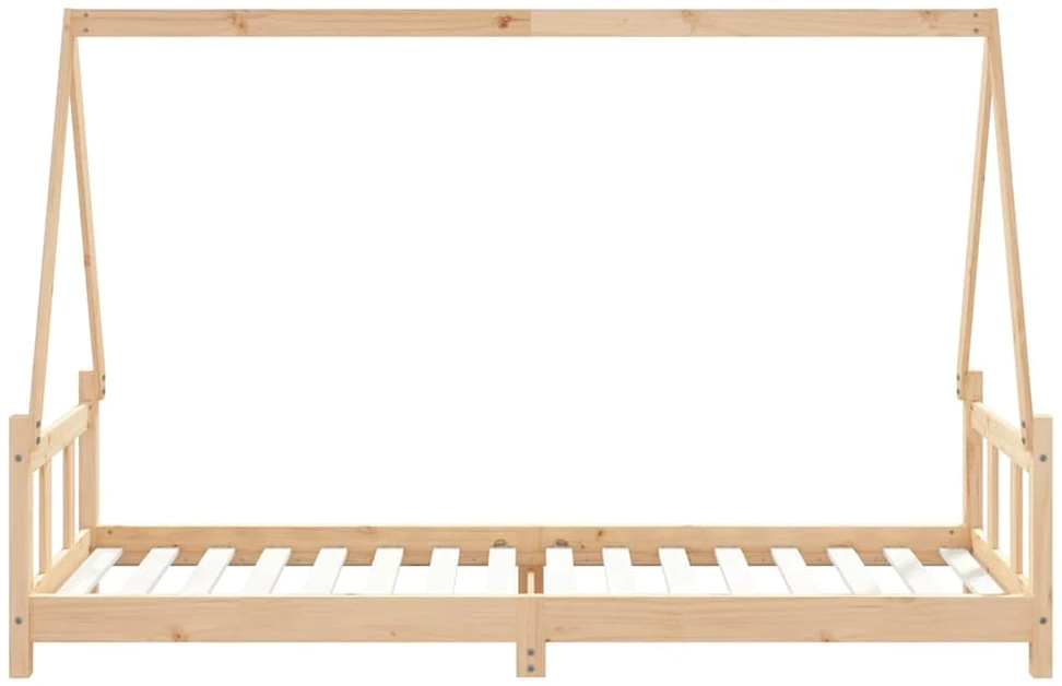 Vaikiškos lovos rėmas, 90x200cm, pušies medienos masyvas