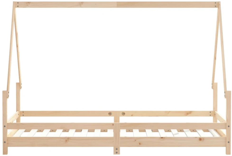 Vaikiškos lovos rėmas, 90x200cm, pušies medienos masyvas
