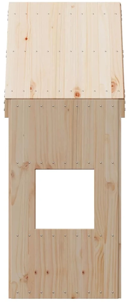 Lova Vaikiškos lovos stogas, 55x84x132cm, pušies medienos masyvas