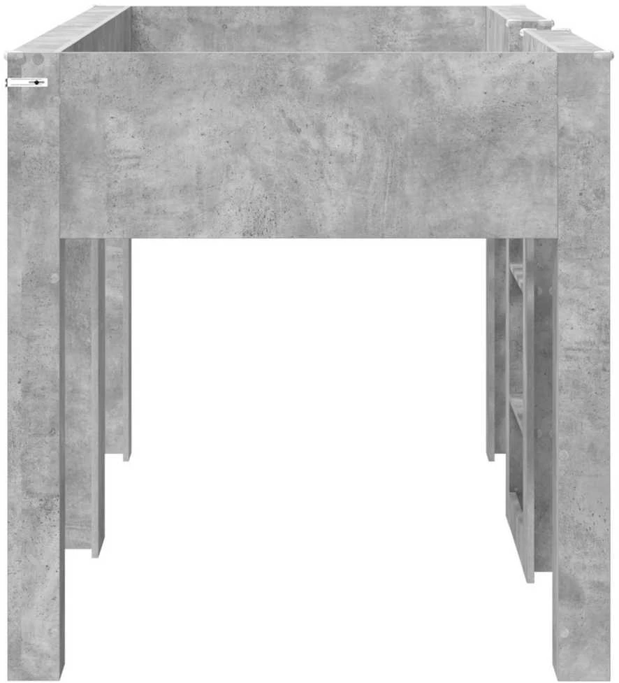 Vaikų dvigulė lova Betono pilka 90 x 190 cm Apdirbta mediena