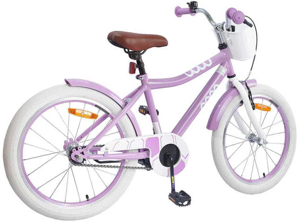Vaikų Dviratis 18 Colių 5-7 metų vaikams Violetinė