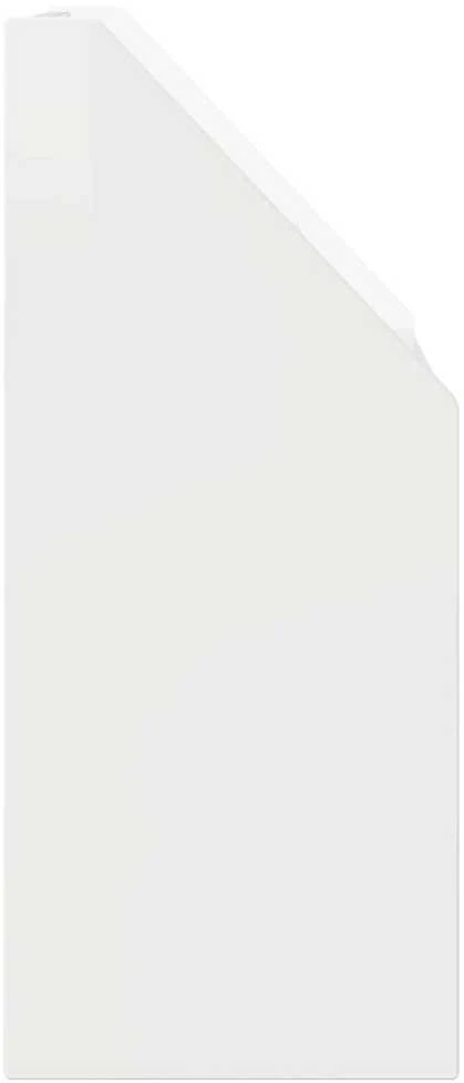 Vaikų knygų lentyna Aukštai blizganti balta 60 x 29,5 x 69 cm