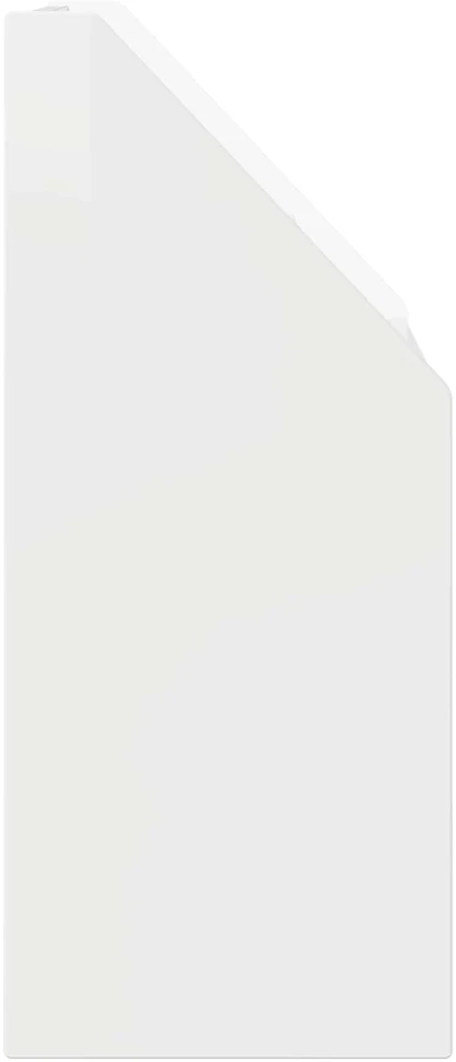 Vaikų knygų lentyna Aukštai blizganti balta 60 x 29,5 x 69 cm