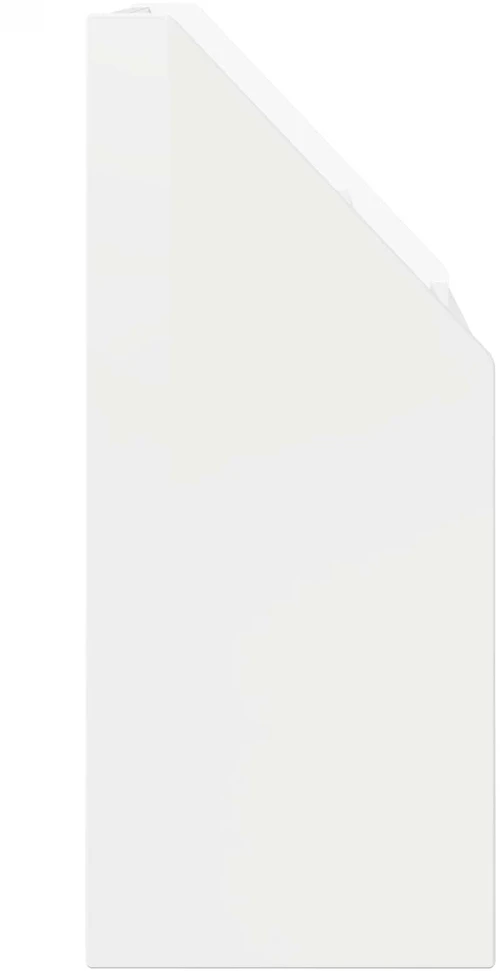 Vaikų knygų lentyna Aukštai blizganti balta 72,5 x 29,5 x 69 cm