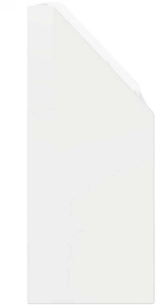 Vaikų knygų lentyna Aukštai blizganti balta 72,5 x 29,5 x 69 cm