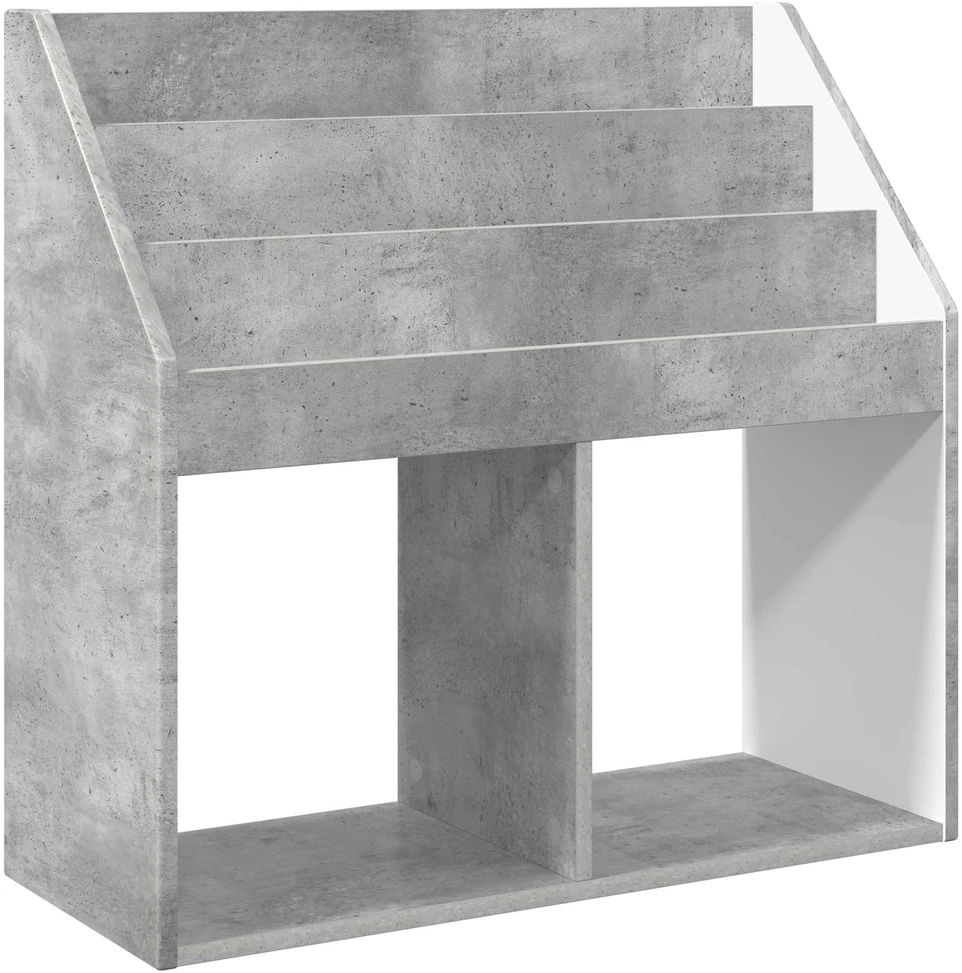Vaikų knygų lentyna Betono pilka 72,5 x 29,5 x 69 cm