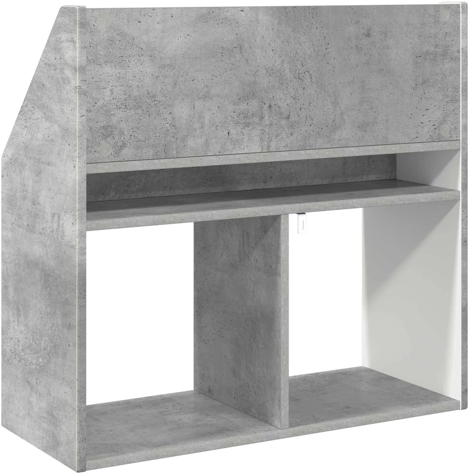 Vaikų knygų lentyna Betono pilka 72,5 x 29,5 x 69 cm