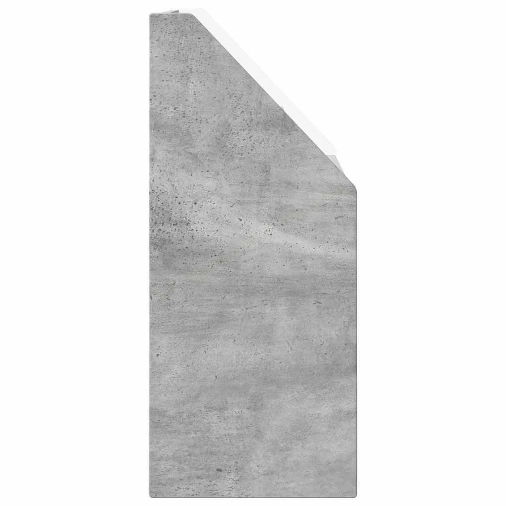 Vaikų knygų lentyna su stalčių Betono pilka 60 x 29,5 x 69 cm