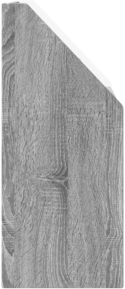 Vaikų knygų lentyna su stalčių Pilkas Sonoma 60 x 29,5 x 69 cm