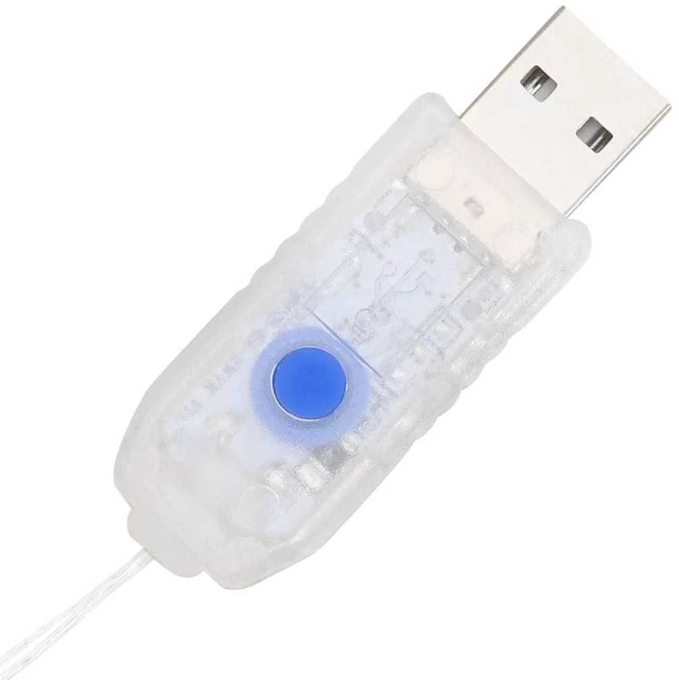 Vainikas 60 LED Šilta balta 76 x 76 x 8 cm PET