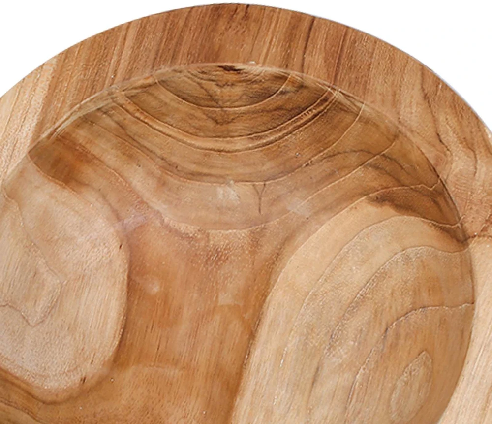 Vaisių dubuo JEPARA 2 vnt. Teak medžio rudas