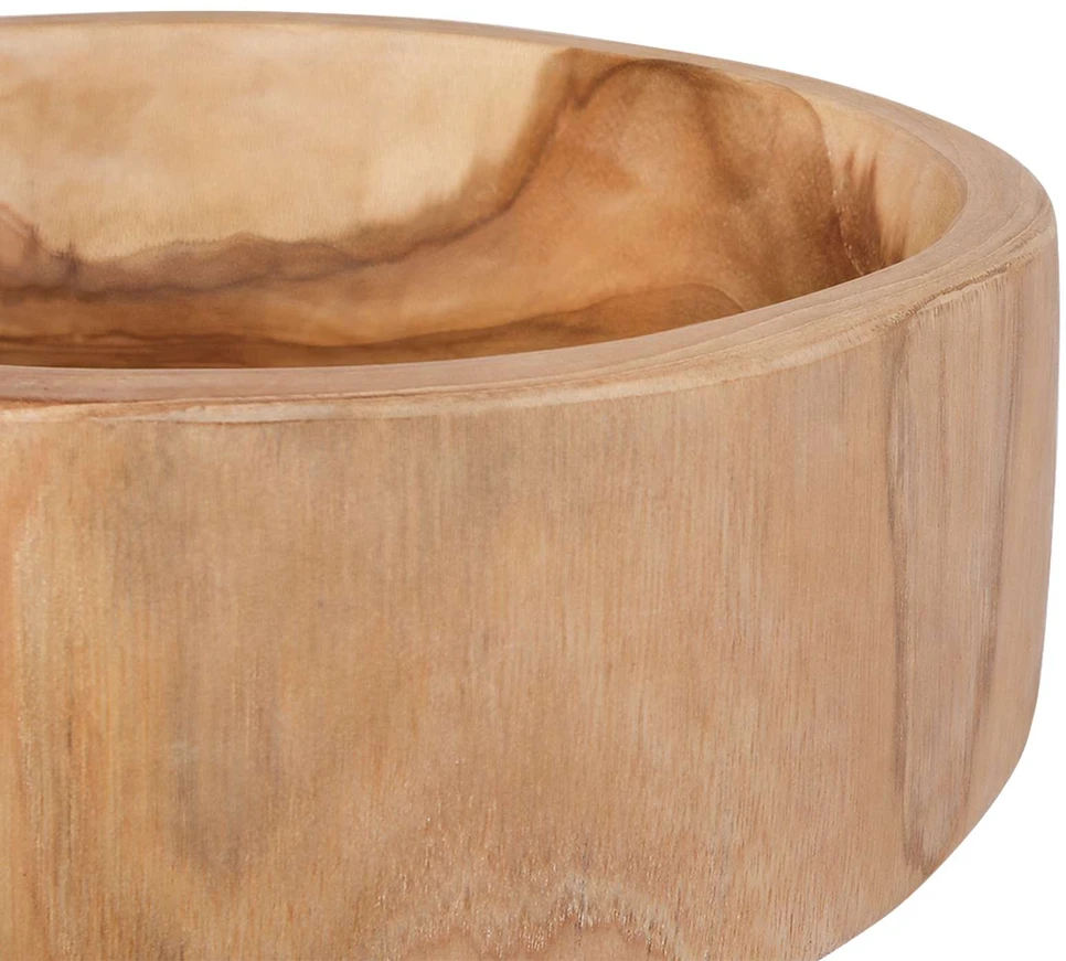Vaisių dubuo JEPARA Teak medžio rudas Ø 30 cm