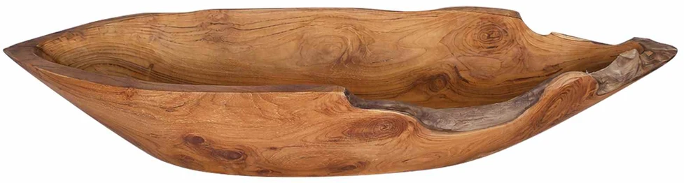 Vaisių dubuo JEPARA Tikmedžio ruda 61 x 21 x 11 cm
