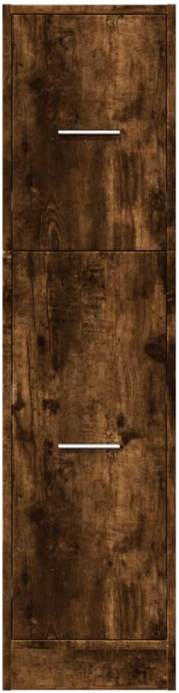 Vaistų spintelė, ąžuolo spalvos, 30x41x118cm, mediena
