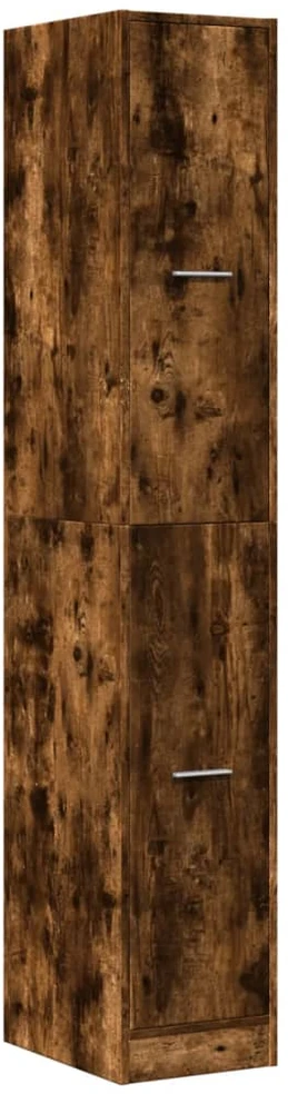 Vaistų spintelė, ąžuolo spalvos, 30x41x174,5cm, mediena