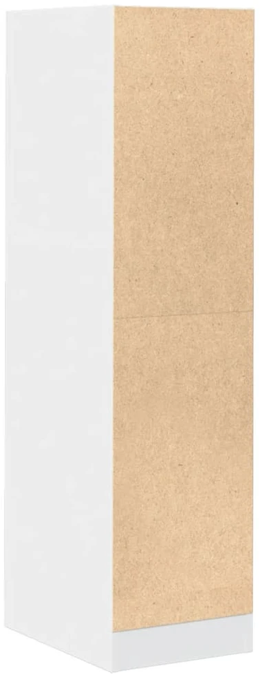 Vaistų spintelė, baltos spalvos, 30x41x118cm, mediena