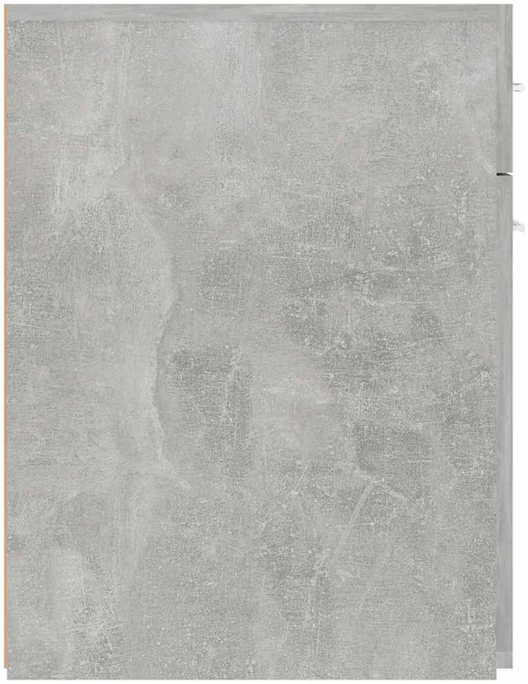 Vaistų spintelė, betono pilka, 20x45,5x60cm, apdirbta mediena
