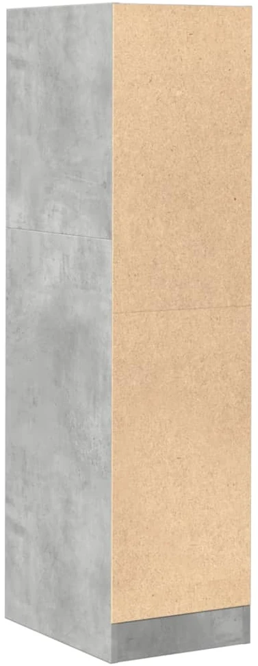 Vaistų spintelė, betono pilkos spalvos, 30x41x118cm, mediena