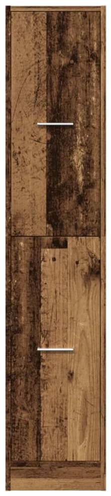 Vaistų spintelė, medienos spalvos, 30x41x144,5cm, mediena