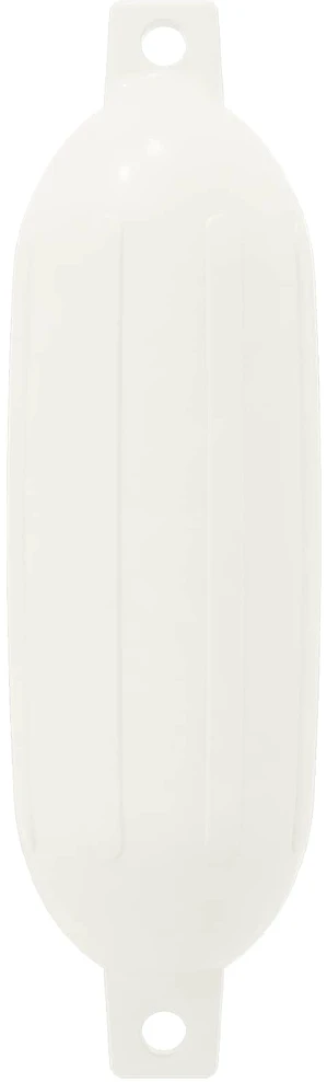 Valčių fenderiai 2 vnt. Ø 11 x 40 cm Balta PVC