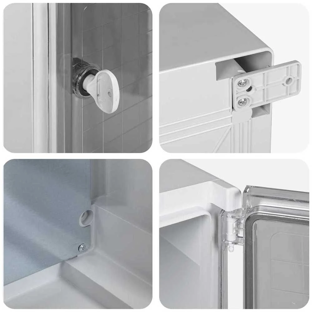 Control Cabinet Pilka 47 x 20 x 50 cm ABS plastikas