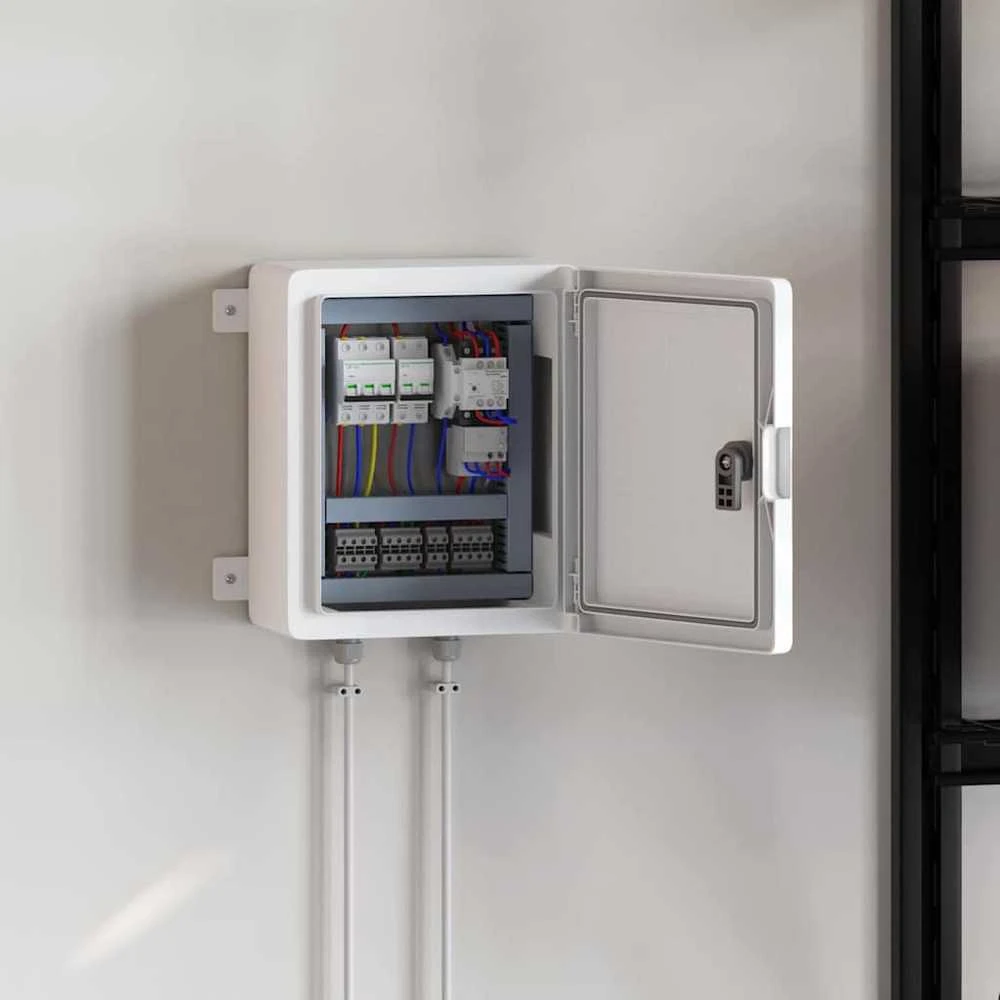 Control Cabinet Pilka 32 x 13 x 30 cm ABS plastikas