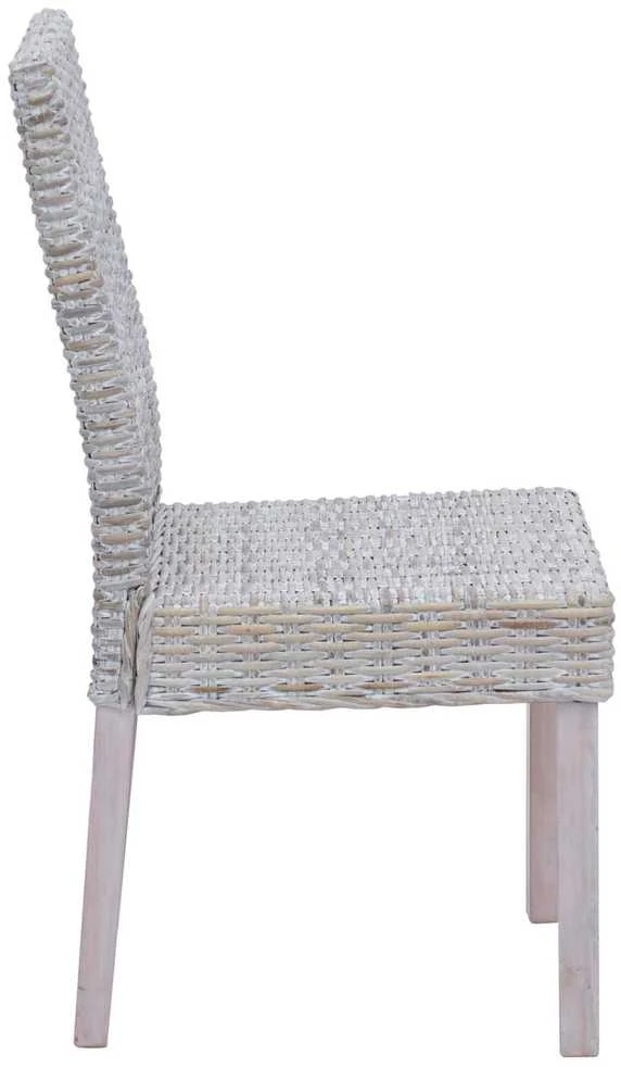 Valgomasis krėslas GENDT 2 vnt. Balta plauna 45 x 54 x 93 cm