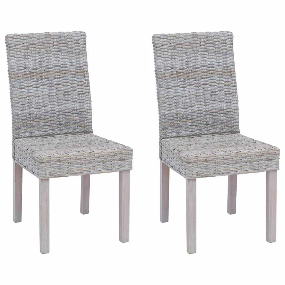 Valgomasis krėslas GENDT 2 vnt. Balta plauna 45 x 54 x 93 cm