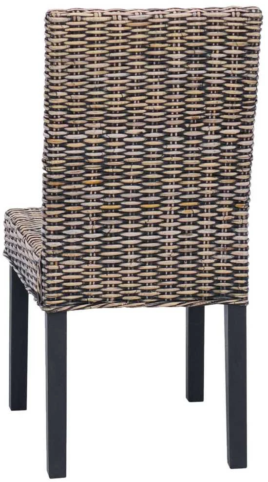 Valgomasis krėslas GENDT 2 vnt. Juoda plauna 45 x 54 x 93 cm