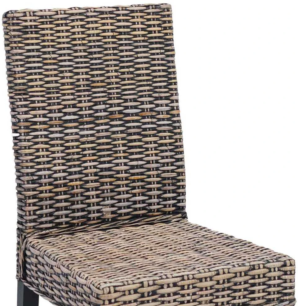 Valgomasis krėslas GENDT 2 vnt. Juoda plauna 45 x 54 x 93 cm