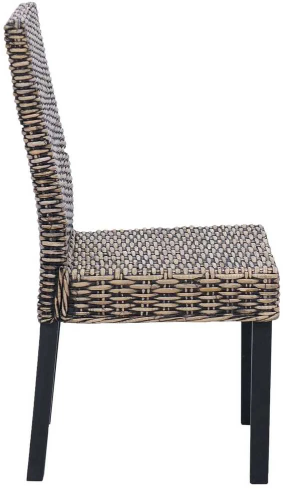 Valgomasis krėslas GENDT 2 vnt. Juoda plauna 45 x 54 x 93 cm