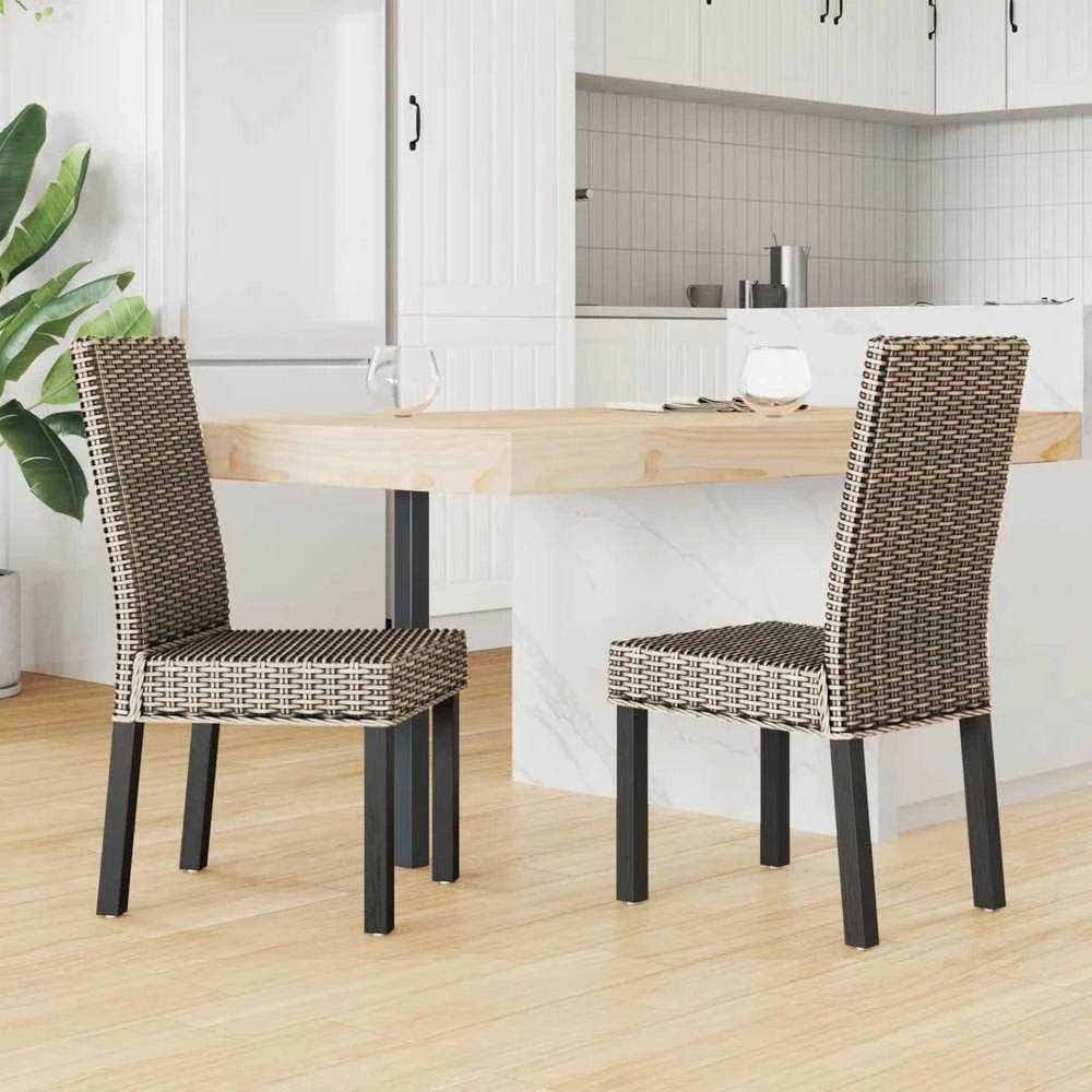 Valgomasis krėslas GENDT 2 vnt. Juoda plauna 45 x 54 x 93 cm
