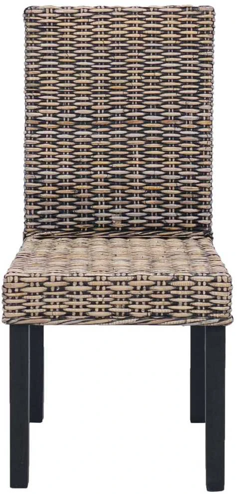 Valgomasis krėslas GENDT 2 vnt. Juoda plauna 45 x 54 x 93 cm