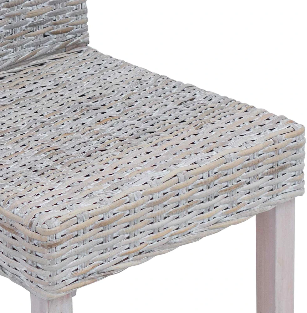 Valgomasis krėslas GENDT 2 vnt. Balta plauna 45 x 54 x 93 cm