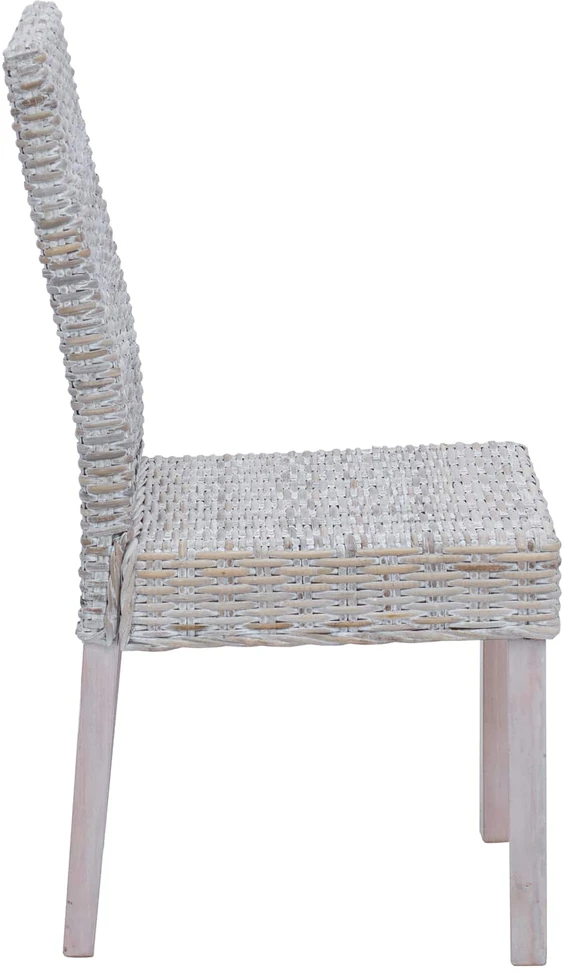 Valgomasis krėslas GENDT 2 vnt. Balta plauna 45 x 54 x 93 cm