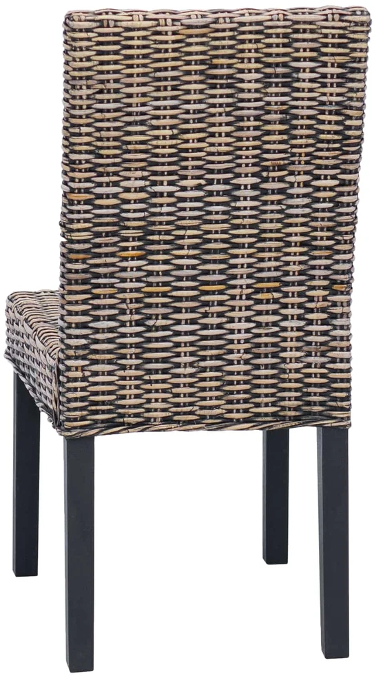 Valgomasis krėslas GENDT 2 vnt. Juoda plauna 45 x 54 x 93 cm