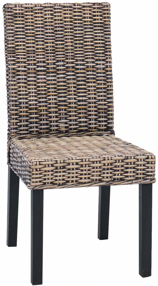 Valgomasis krėslas GENDT 2 vnt. Juoda plauna 45 x 54 x 93 cm