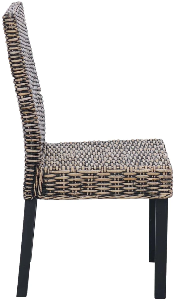 Valgomasis krėslas GENDT 2 vnt. Juoda plauna 45 x 54 x 93 cm